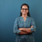 Portrait of a happy woman of Indian ethnicity